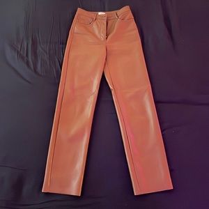 ARITZIA THE MELINA PANT, epicurean brown, size US 00